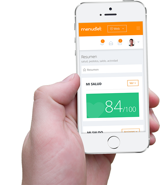 Webapp MenuDiet para cuidar la salud