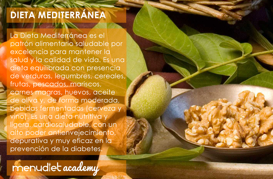 Dieta mediterránea #menudietacademy