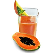 Zumo de papaya