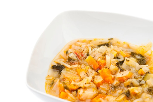 Sopa de verduras a domicilio