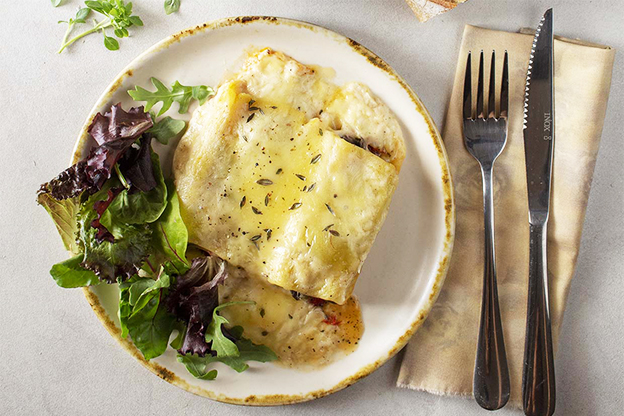 Canelones de verduras para llevar