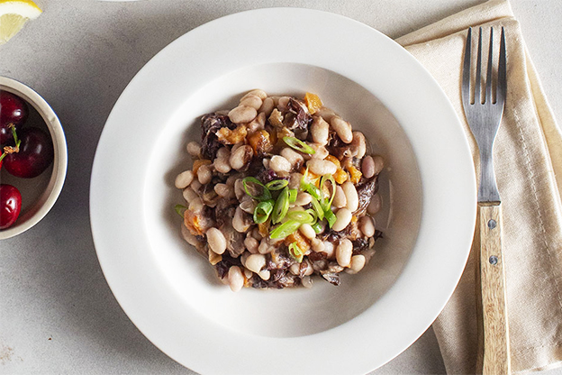 Ensalada de alubias con atún para llevar