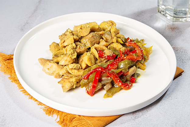 Pollo ras el hanout con ver... a domicilio