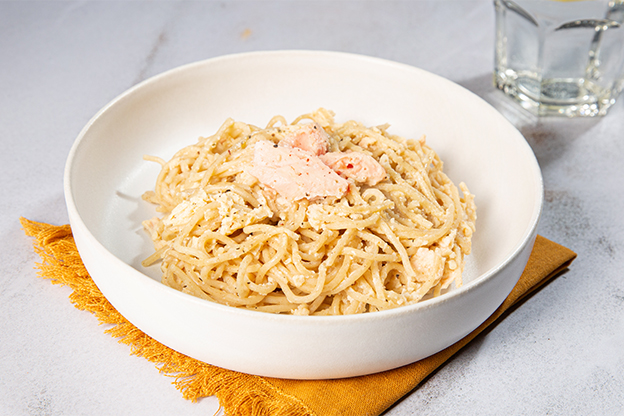 Espaguetis a la carbonara c... a domicilio