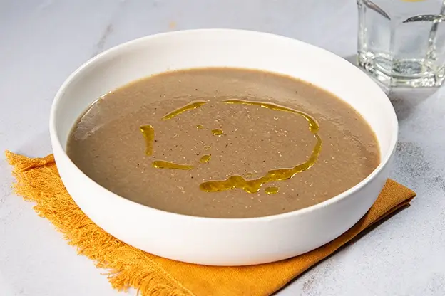 Crema de champiñón y cardam... a domicilio