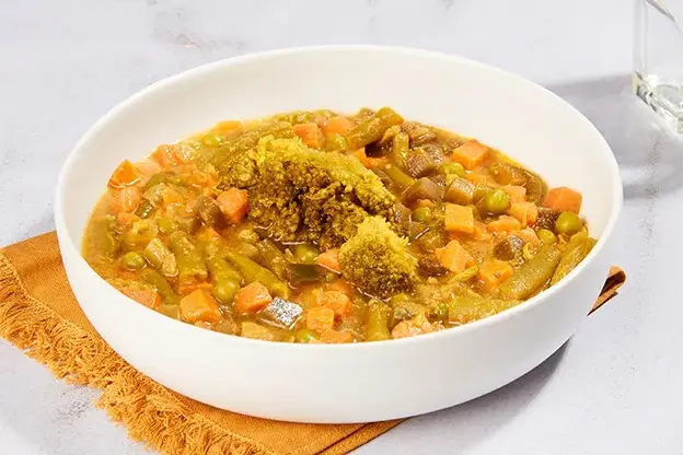 Curry de verduras a domicilio