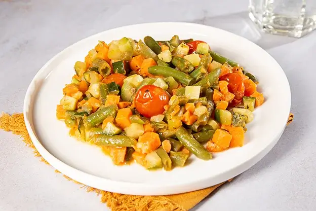 Verduras con boniato a la provenzal a domicilio